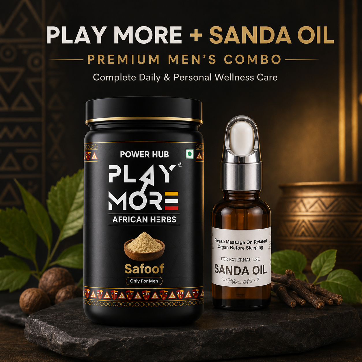 Play More + Sanda Oil Premium Combo